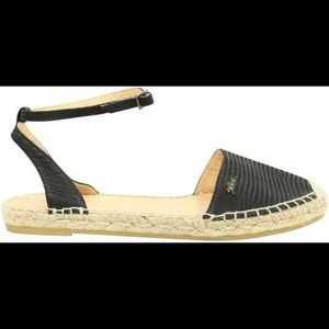 Great condition black long champ espadrilles